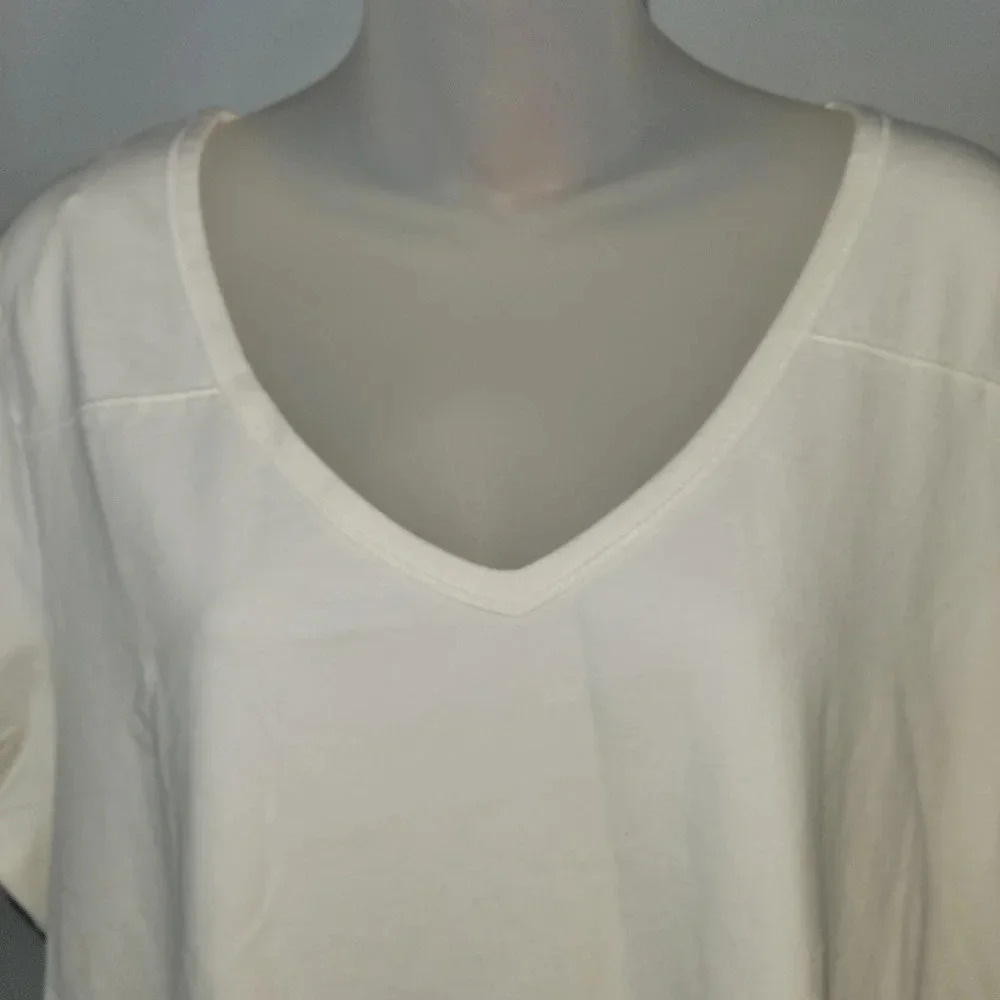 Vintage White Form Fit T-shirt Short Sleeve XXL - Picture 2 of 7